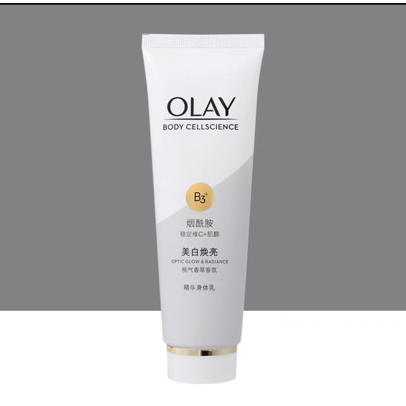 Combo sữa tắm Olay và dưỡng thể Olay siêu trắng da.