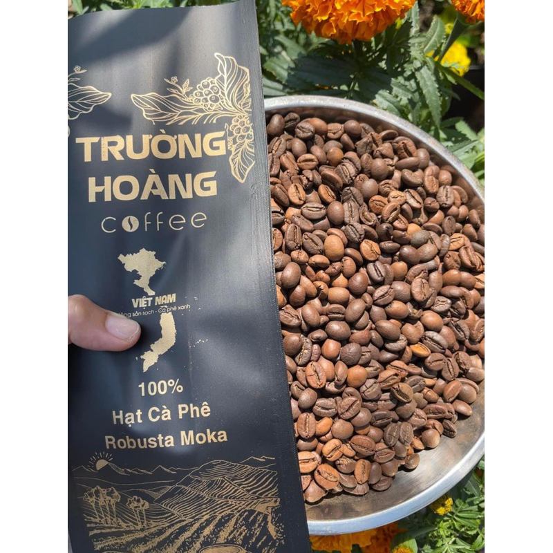 Cà Phê Robusta mix Moka gói 500gram