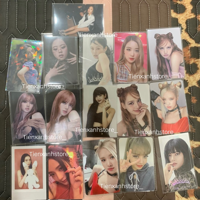 Bộ ảnh thẻ card Blackpink Lisa Jennie Rosé Jisoo