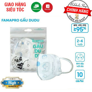 Khẩu trang gấu Du Du