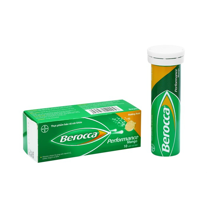 [Hỏa Tốc Q10] Date 2025 Berocca Performance hương xoài