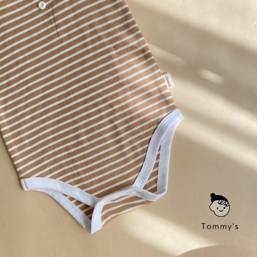 Body hai dây cho bé gái chất liệu thun thông hơi cotton Hàn siêu mềm mát TOMMY HOUSE