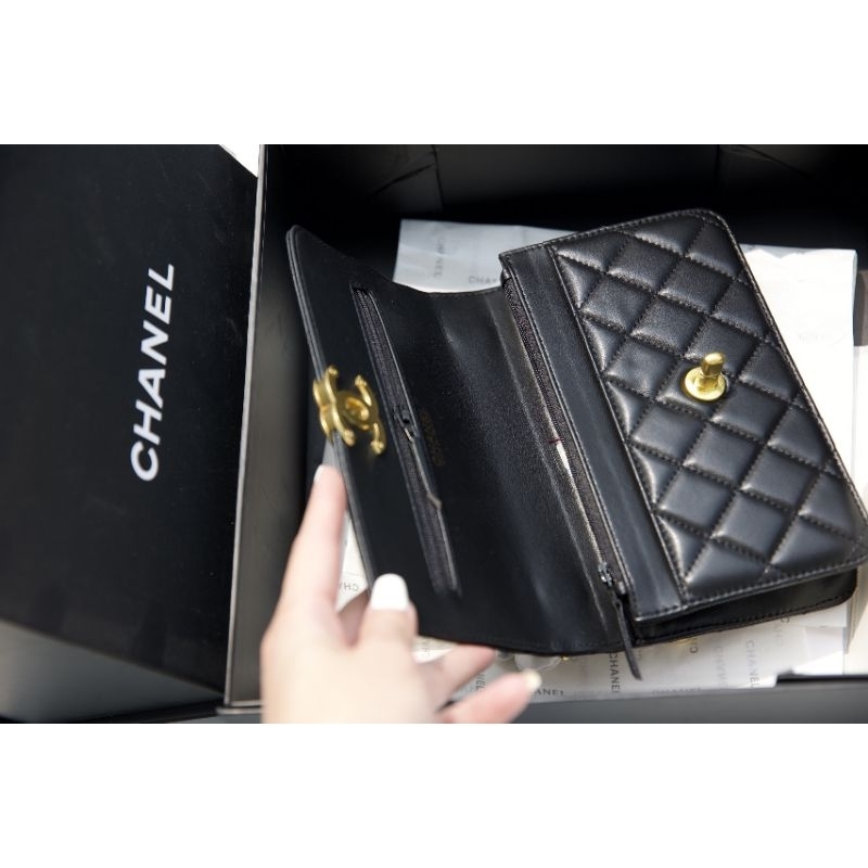 Túi xách nữ Woc sz19cm da thật 100% phom cực chuẩn khóa mạ vàng đồng cực đẹp fullbox