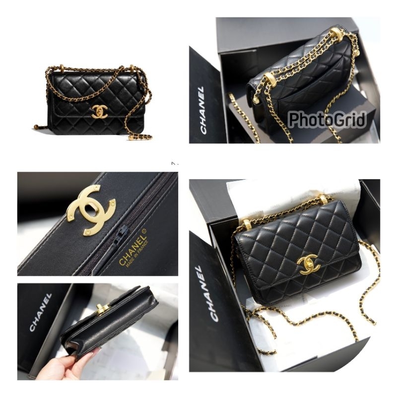 Túi xách nữ Woc sz19cm da thật 100% phom cực chuẩn khóa mạ vàng đồng cực đẹp fullbox