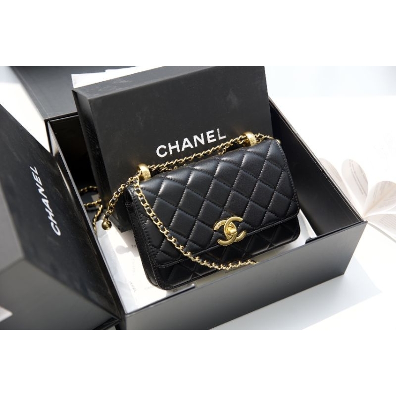 Túi xách nữ Woc sz19cm da thật 100% phom cực chuẩn khóa mạ vàng đồng cực đẹp fullbox