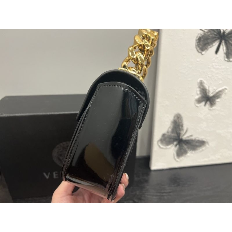 Túi nữ chất da bóng siêu đẹp V.S sz16cm phom chuẩn fullbox vip