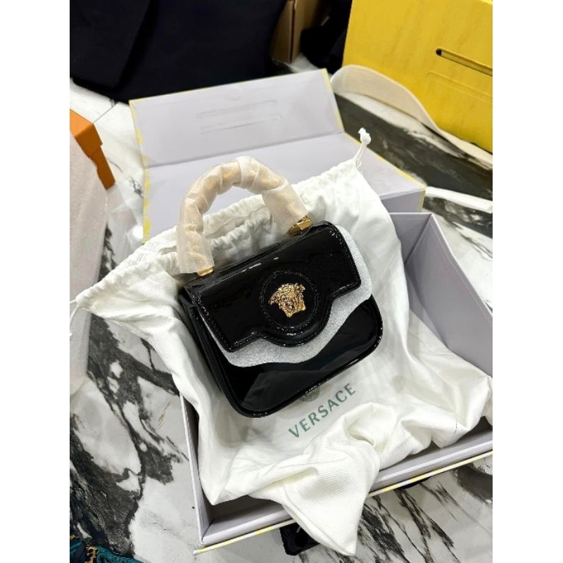 Túi nữ chất da bóng siêu đẹp V.S sz16cm phom chuẩn fullbox vip