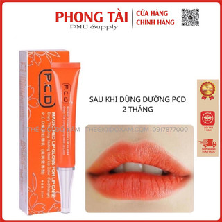 Dưỡng môi kích màu PCD sau phun xăm