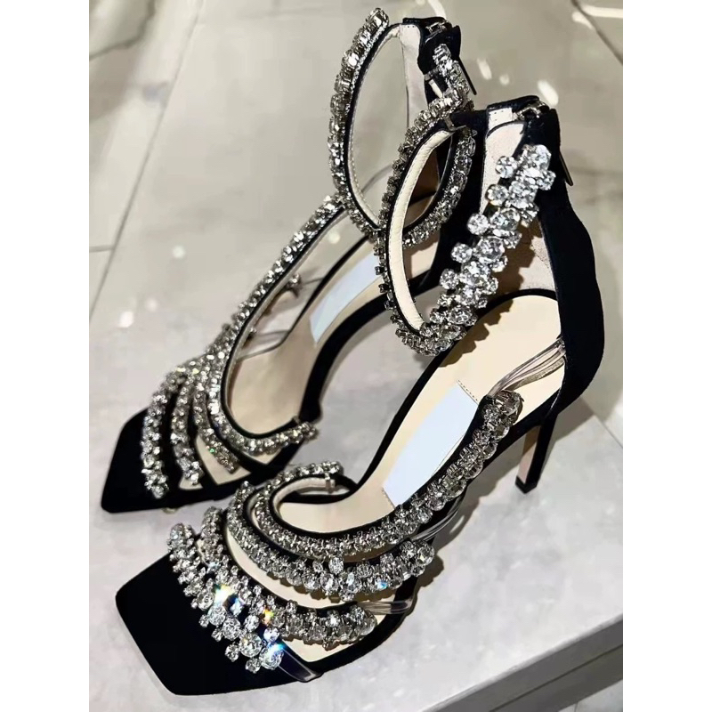 Giày cao gót cho nữ Bling Bling  full đá cực sang