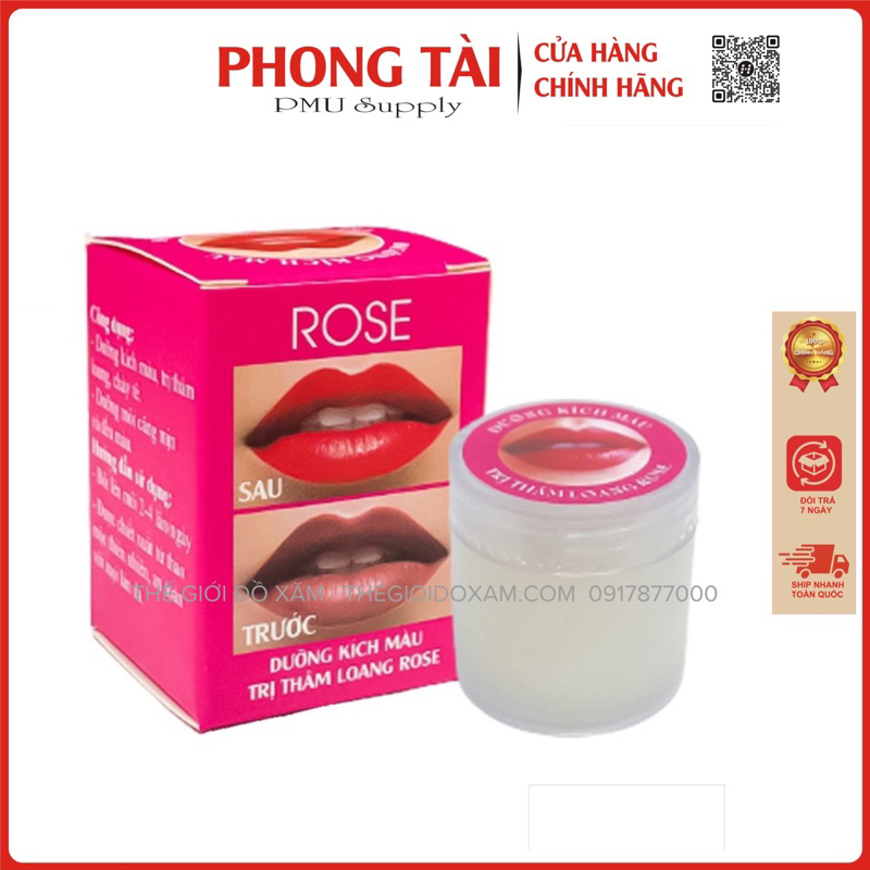 Dưỡng môi sau xăm Rose 10g
