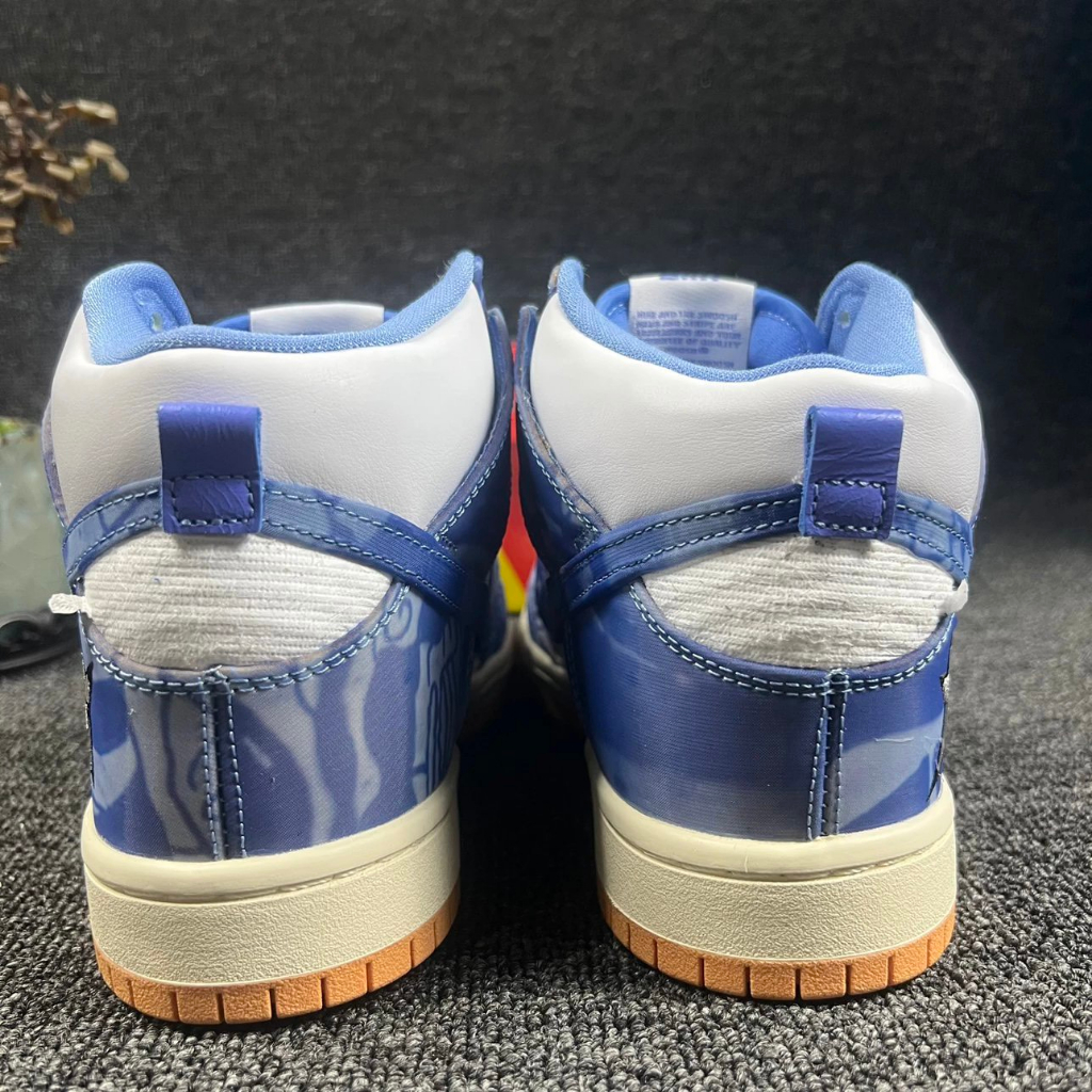 Giày SB DUNK HIGH "WHAT THE DUNK " tróc da