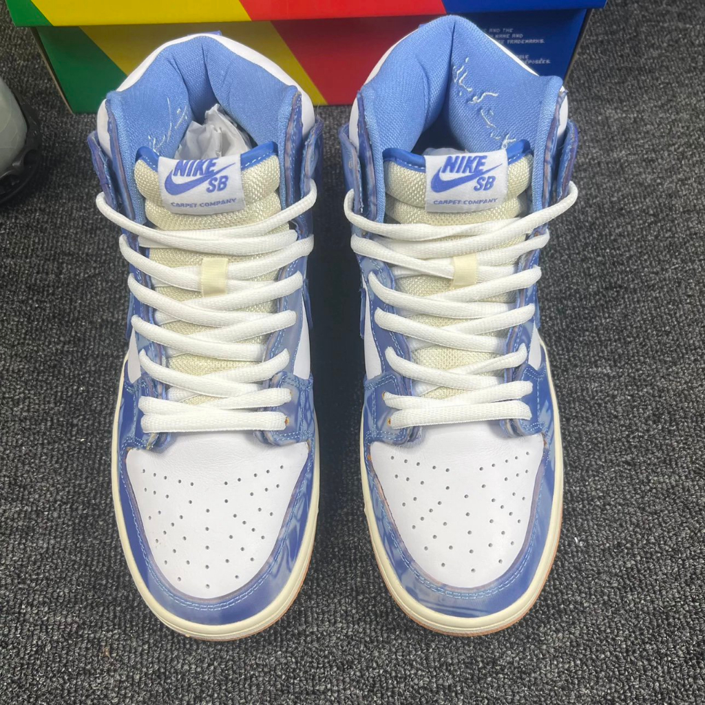 Giày SB DUNK HIGH "WHAT THE DUNK " tróc da