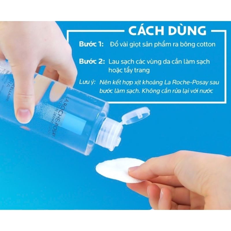 Nước tẩy trang La Roche-Posay dành cho da dầu nhạy cảm 50ml