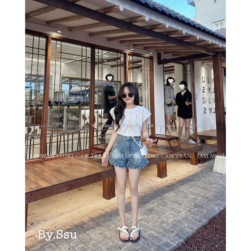 Quần sooc gấu bèo siu xinh qcl1
