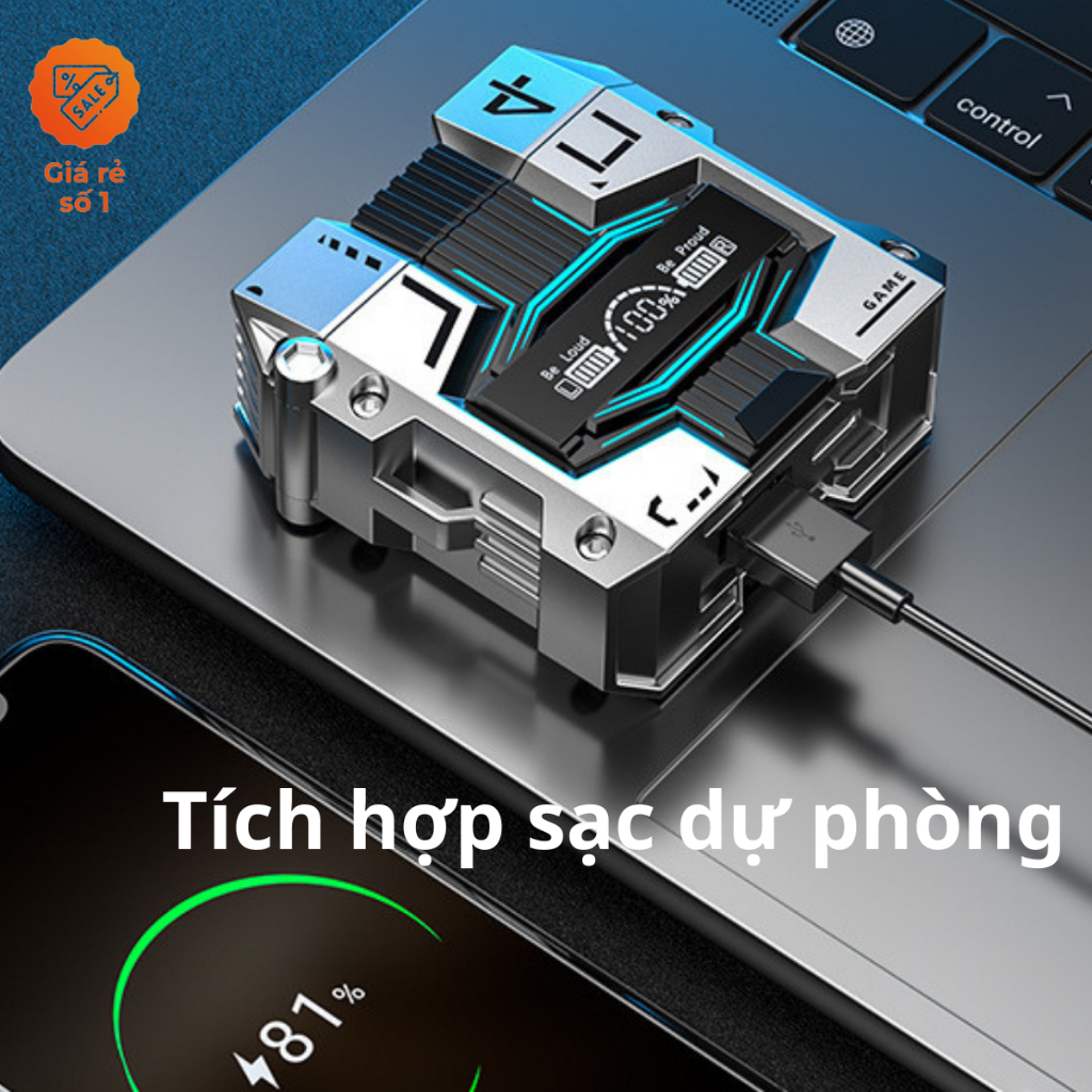 Tai nghe bluetooth Dogitek M45 của có thiết kế hầm hố kèm nhiều công nghệ ENC, ACC, chồng ồn, chống nước( Bản EU, 2023)