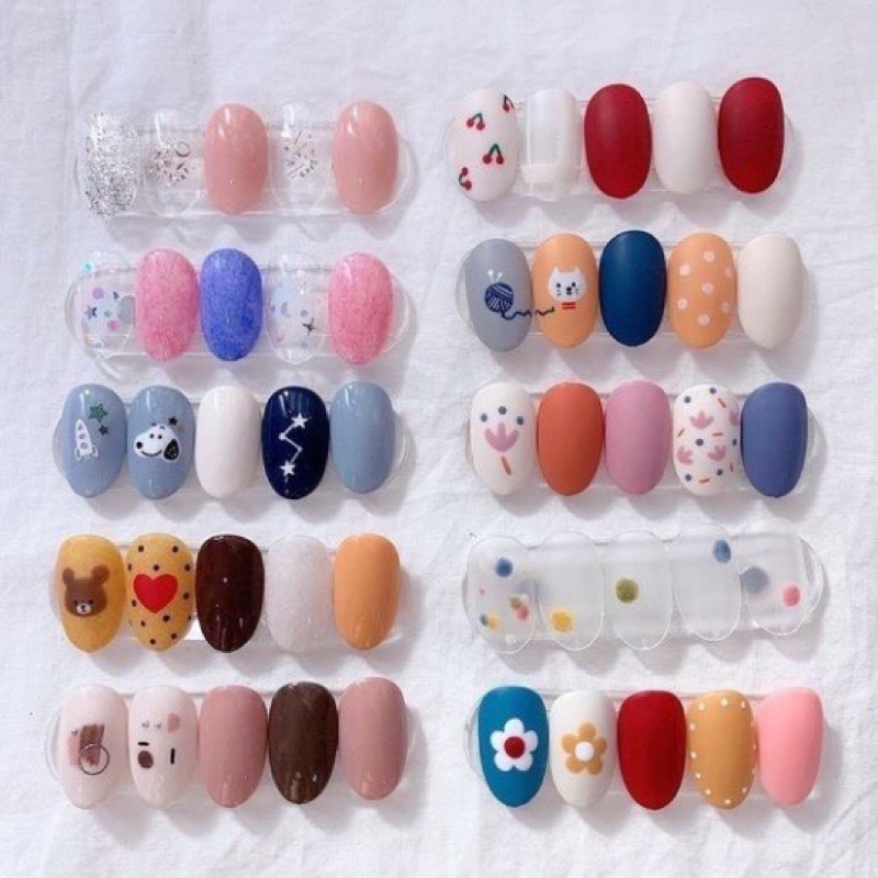 Thanh trưng bày mẫu nail