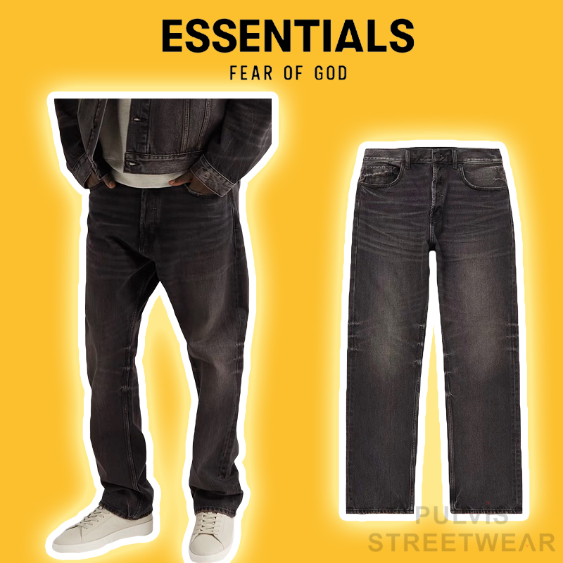 ⚡️[Mirror Quality] - Quần Jeans FOG Fear Of God ESENTIALS 5 Pocket Jeans Black, quần bò FOG