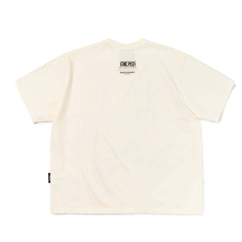 Áo Thun DirtyCoins x One Piece Ace T-shirt - Cream