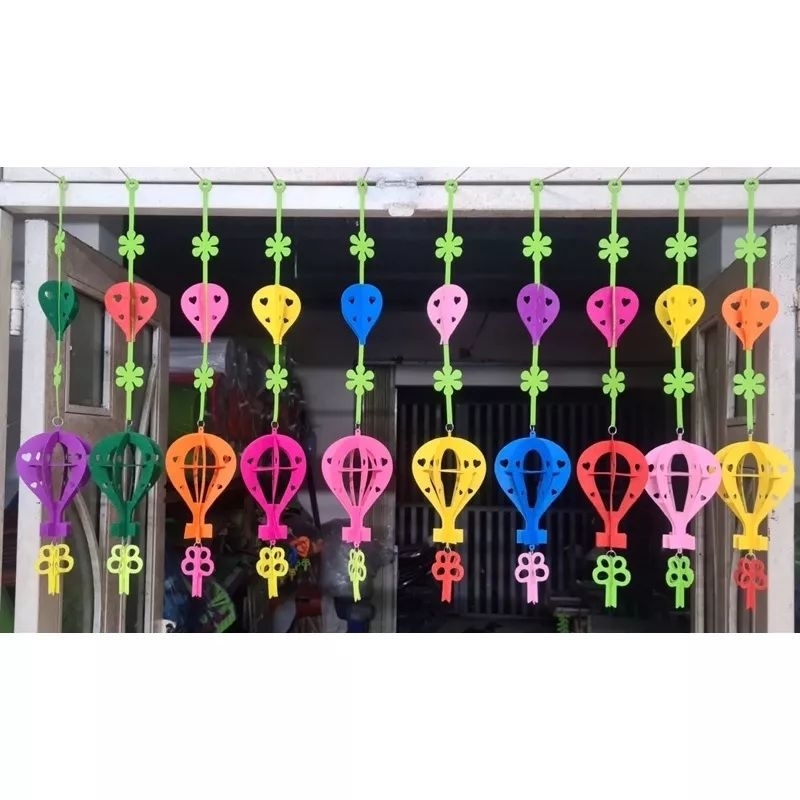 Bộ 10 dây rèm Nỉ 3D trang trí lớp học