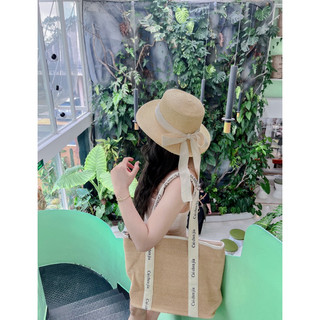 [ Ảnh + Clip thật ] Nón cói nơ dài cao cấp 2023