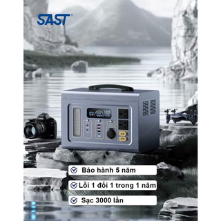 Trạm sạc dự phòng di động sast 350w, 700w, 1000w - sạc cho nhiều thiết bị 220v - pin dự phòng cho gia đình sast