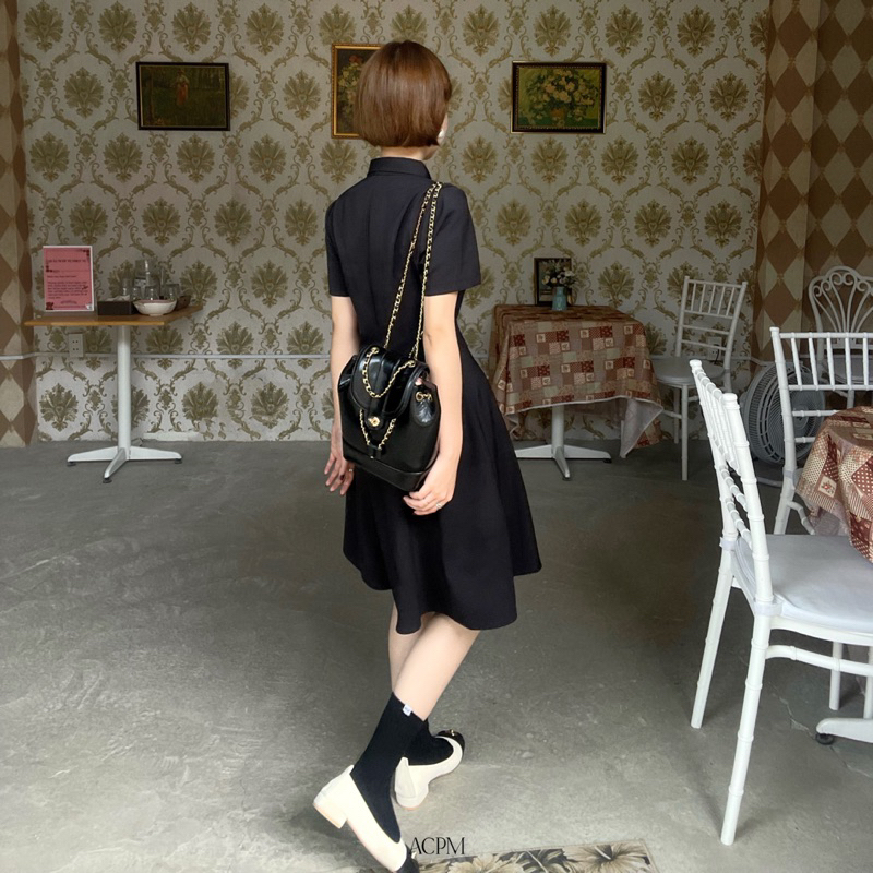 Menia dress / Váy sơ mi ngắn tay