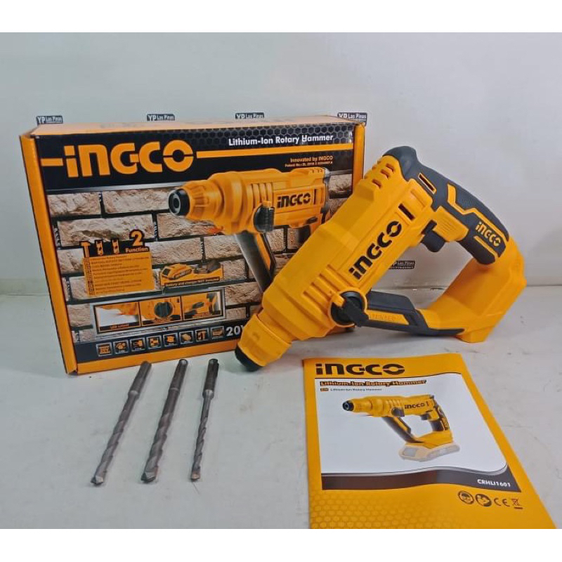 Body Máy khoan bê tông dùng pin 20V INGCO CRHLI1601 (ko pin sạc) (110623)