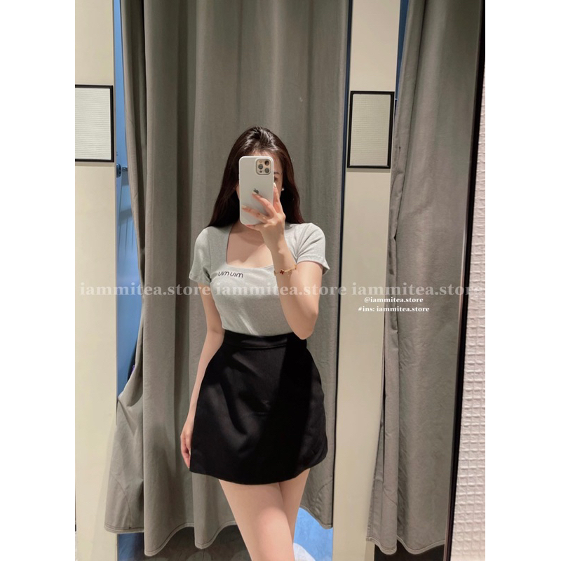 Ali top- Áo thun cổ vuông mới nhà Iammitea