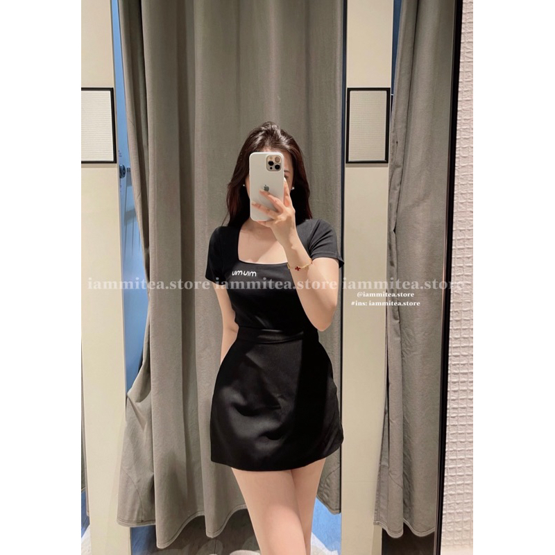 Ali top- Áo thun cổ vuông mới nhà Iammitea