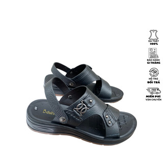 Sandal da bò cao cấp,Dép da đế đúc , Dép da đế kếp , Dép quai hậu ,Dép da nam,