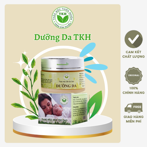 Kem dưỡng da thảo mộc Trần Kim Huyền. Dùng để dưỡng da hằng ngày, khô da, nứt da, bong da ở bàn tay, bàn chân, muỗi...
