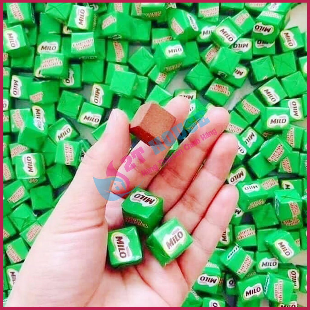 Kẹo milo cube/kẹo cacao sữa siêu thơm ngon Nestle Thái Lan bịch 100 viên 2T House Shop Hàng Thái Lan Nội Địa Chính Hãng
