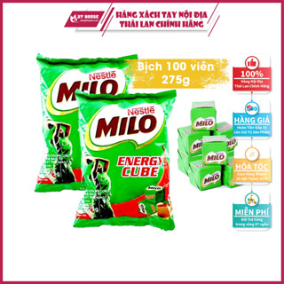Kẹo milo cube/kẹo cacao sữa siêu thơm ngon Nestle Thái Lan bịch 100 viên 2T House Shop Hàng Thái Lan Nội Địa Chính Hãng