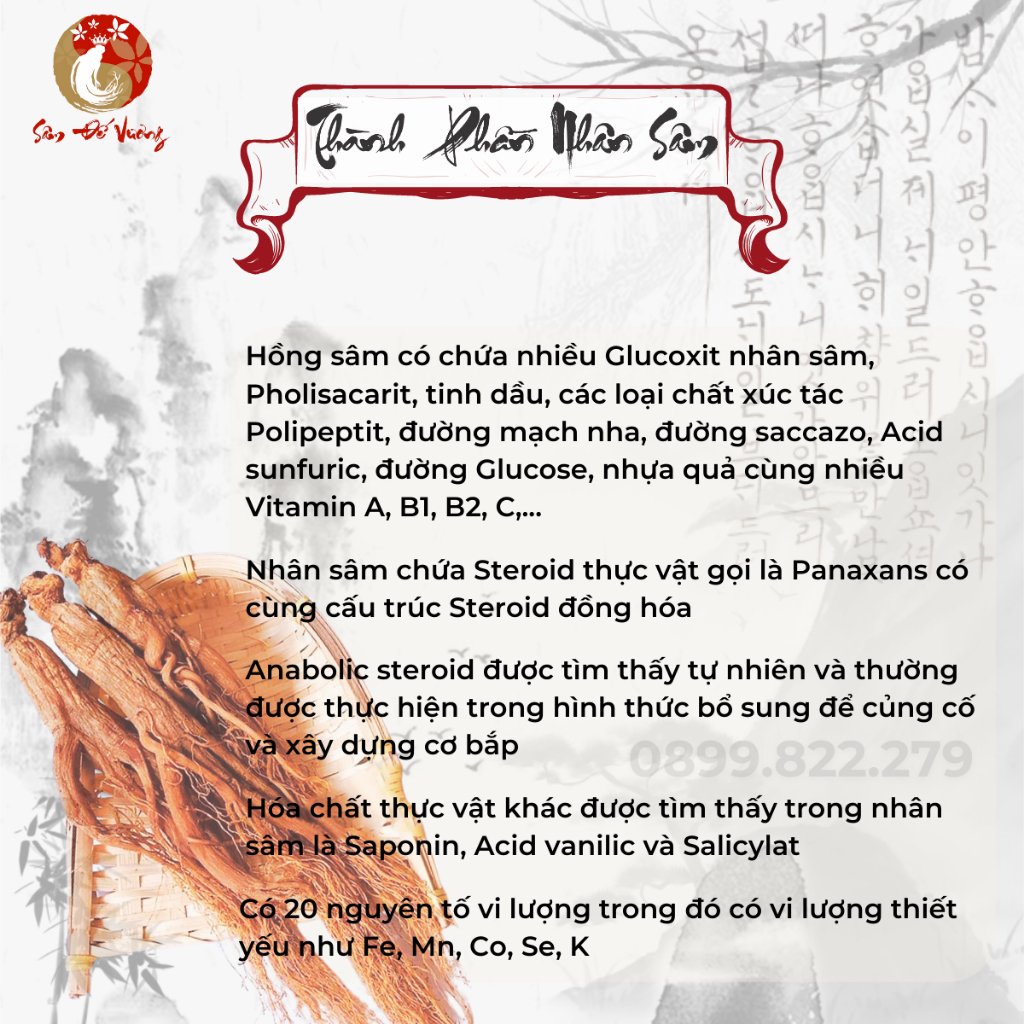 Hồng Sâm Thái Lát Hàn Quốc 10 Năm Tuổi Thượng Hạng 50g - 100% Tự Nhiên Daedong Korean - Thực Phẩm Vàng - Sâm Đế Vương