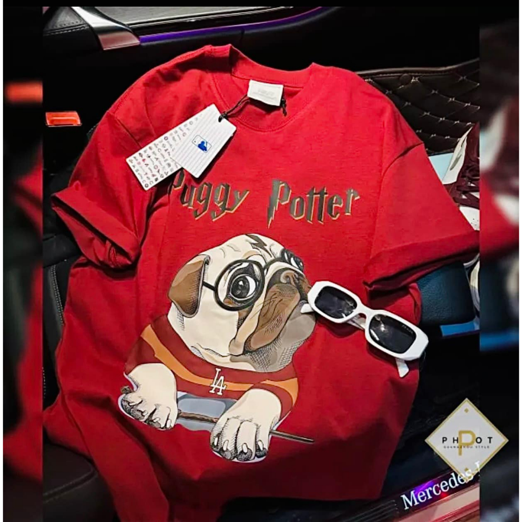 Áo phông Unisex Cotton Puggy Potter chuẩn chất xịn không vỡ hình