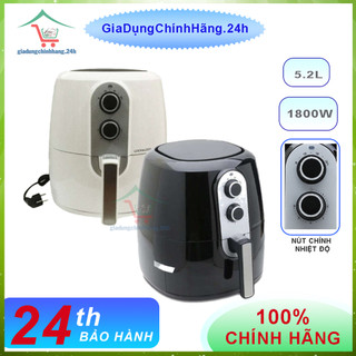 Nồi chiên không dầu locknlock ejf151- dung tích 5.2l- hàng chính hãng