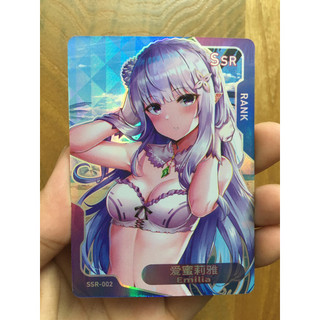 Thẻ bo góc nhân vật Emilia – Re:Zero