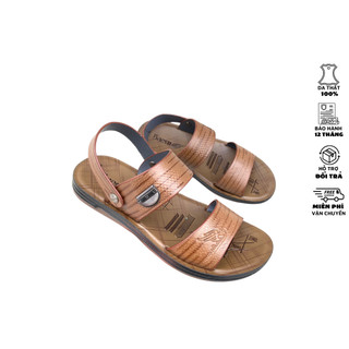 Dép da nam,Dép da đế đúc ,Sandal da bò cao cấp , Dép da đế kếp , Dép quai hậu