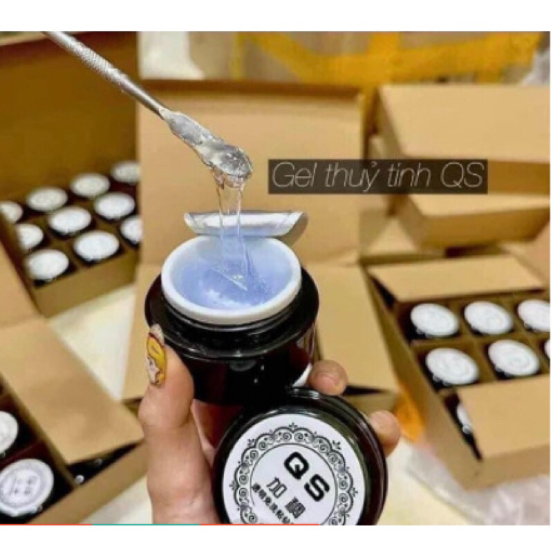 Gel QS vẽ nổi, tạo hình giọt sương, gel thuỷ tinh đậm đặc - Cheap Nail