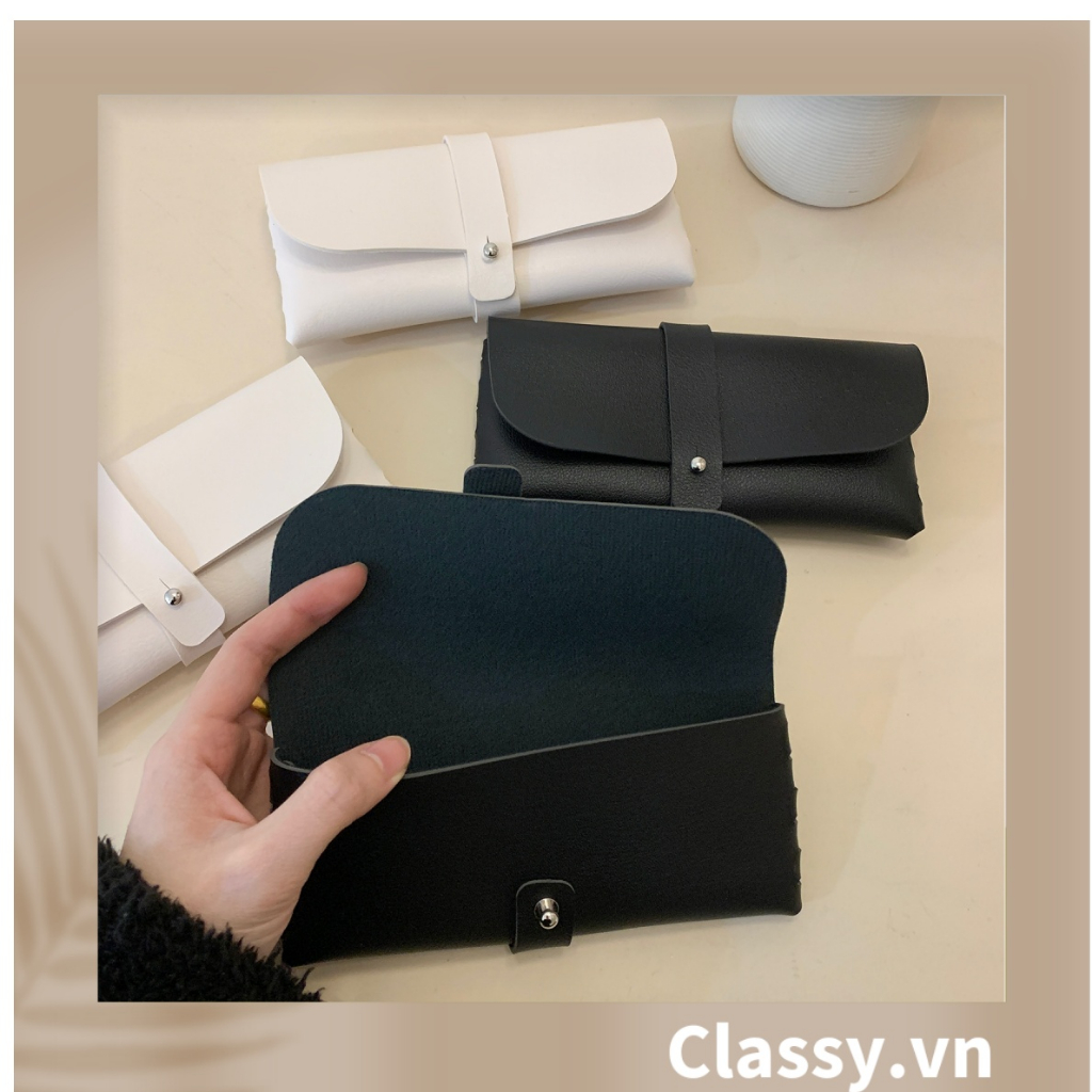 Túi đựng mắt kính, Điện thoại Classy thời trang màu trơn, chống sốc, chống trầy xướt PK1262