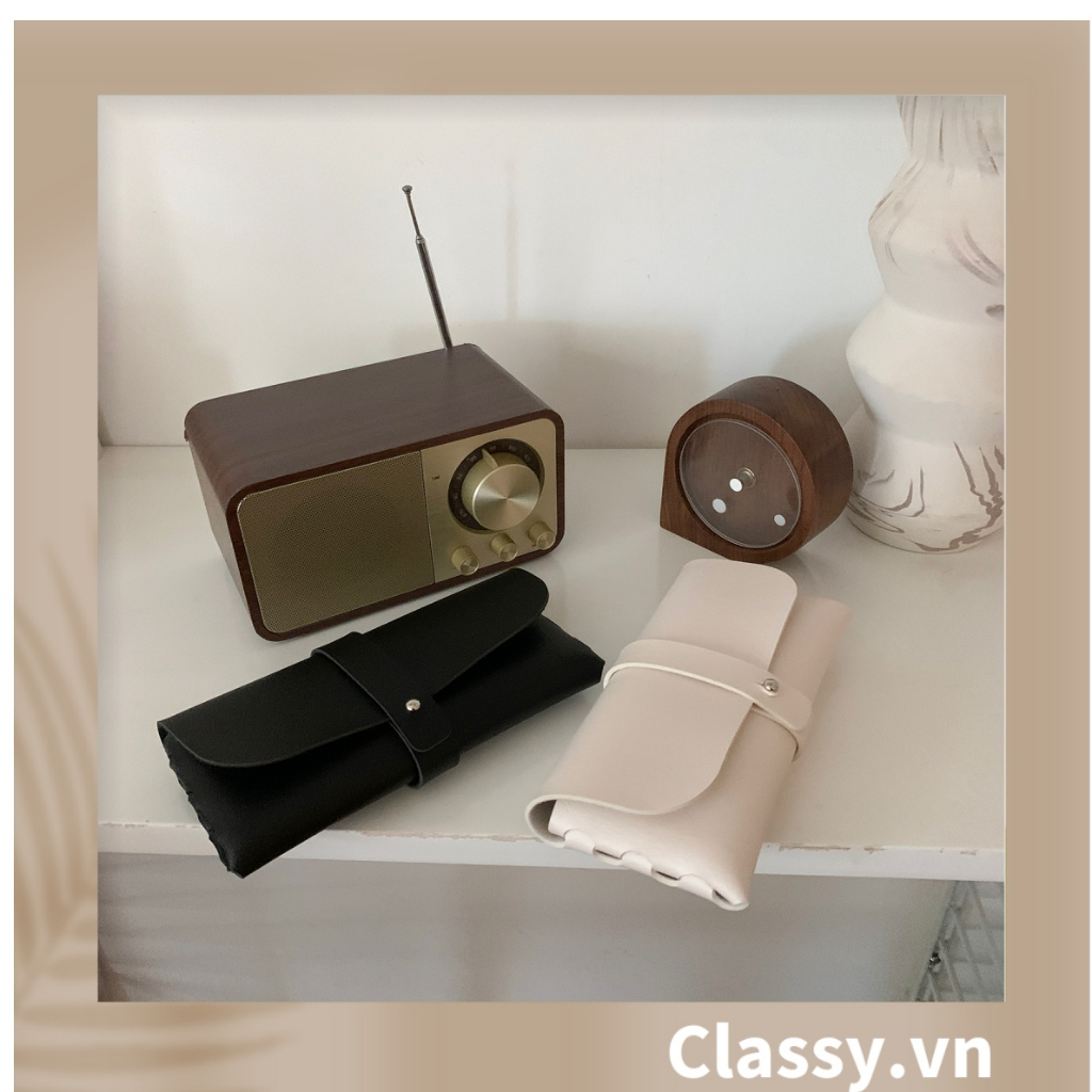 Túi đựng mắt kính, Điện thoại Classy thời trang màu trơn, chống sốc, chống trầy xướt PK1262