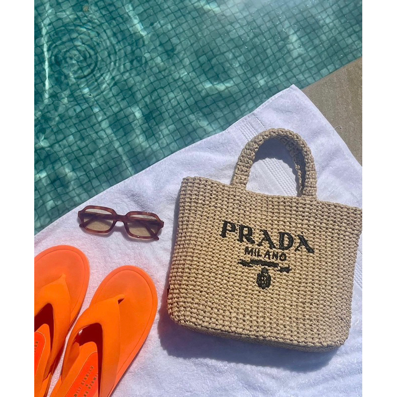 Túi Xách Cói Prada Thường/Kẻ Size 30  -  By Anh Dinh Phuong