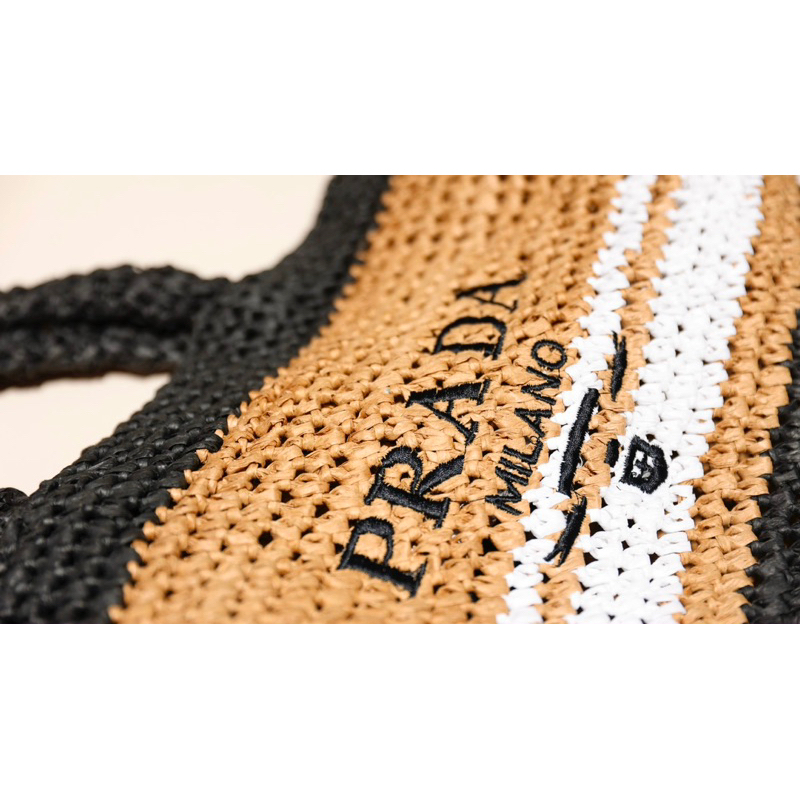 Túi Xách Cói Prada Thường/Kẻ Size 30  -  By Anh Dinh Phuong