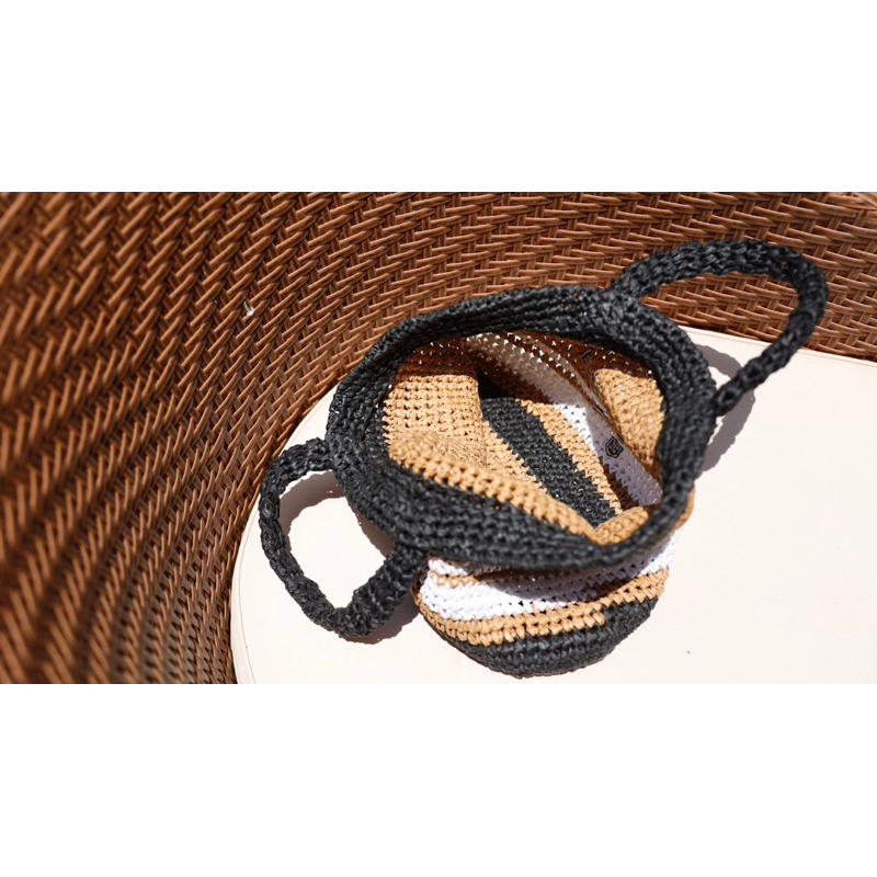 Túi Xách Cói Prada Thường/Kẻ Size 30  -  By Anh Dinh Phuong