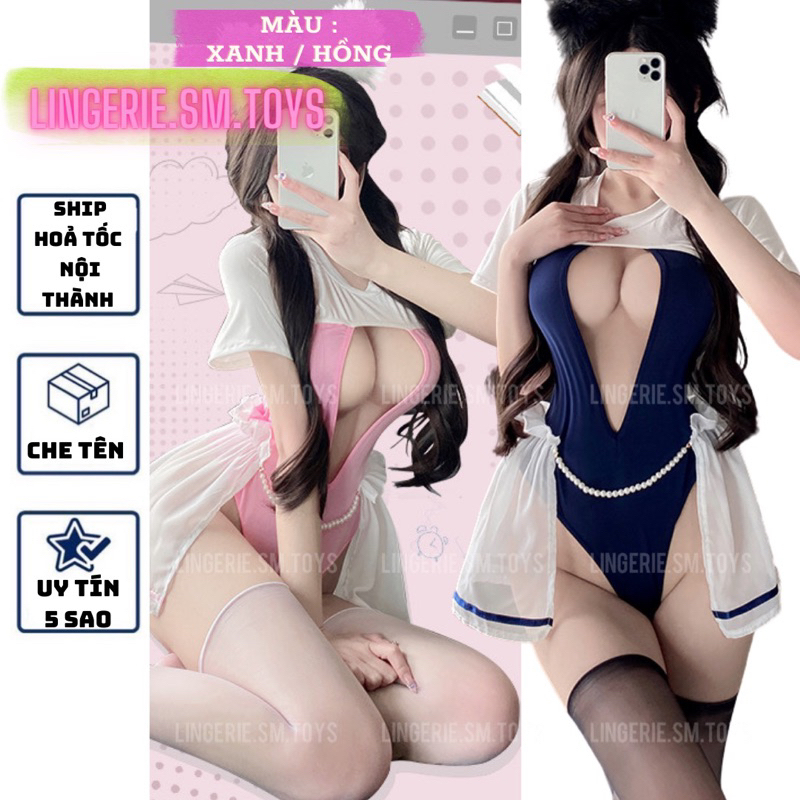 LL2727 Bodysuit Trang Phục Thuỷ Thủ Hoá Trang Phong Cách Nữ Sinh Dễ Thương Gợi Cảm
