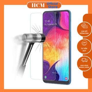Kính cường lực SamSung Galaxy, miếng dán trong suốt 2.5D  A7 2018 hiệu Glass Pro, chống xước màn hình