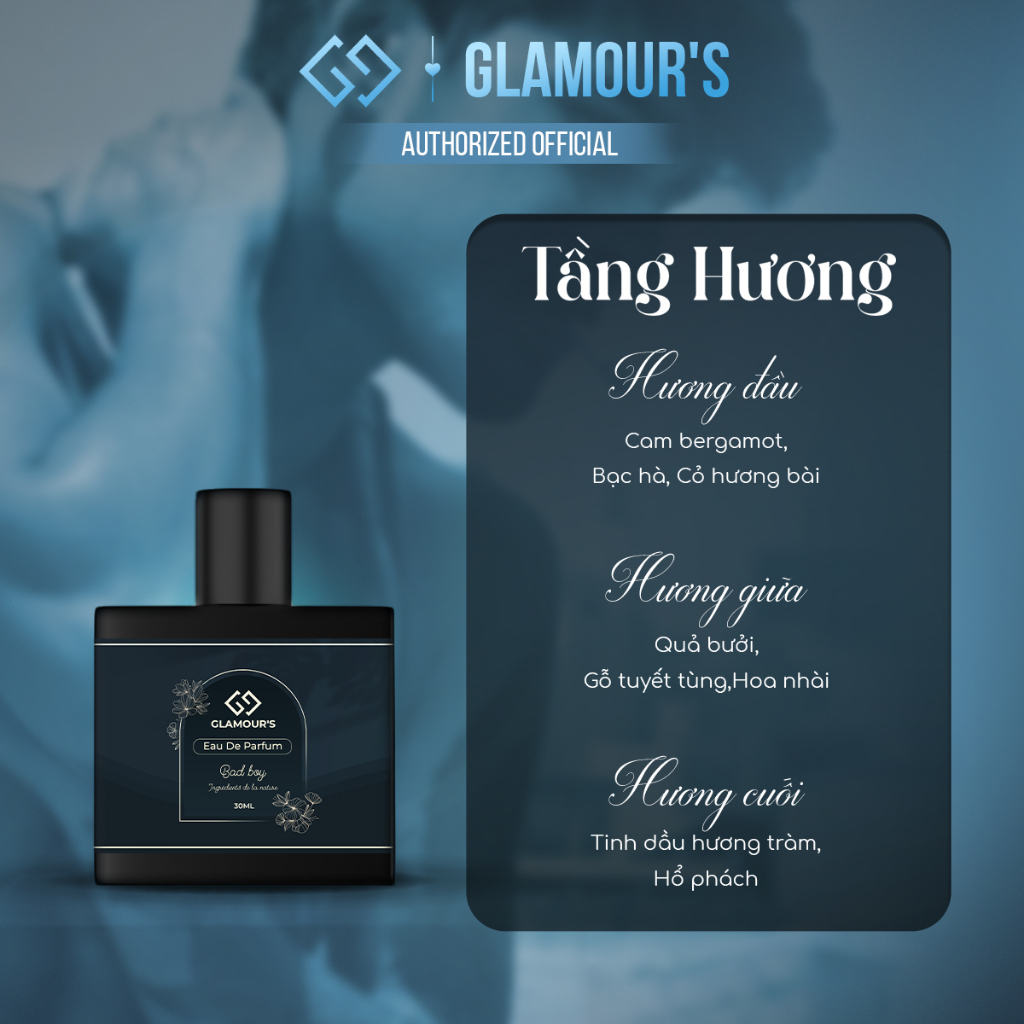 Nước Hoa Nam Nguyên Liệu Nhập Pháp Hương Thơm Nhẹ Nhàng Cuốn Hút, Dạng Xịt 10-30ml