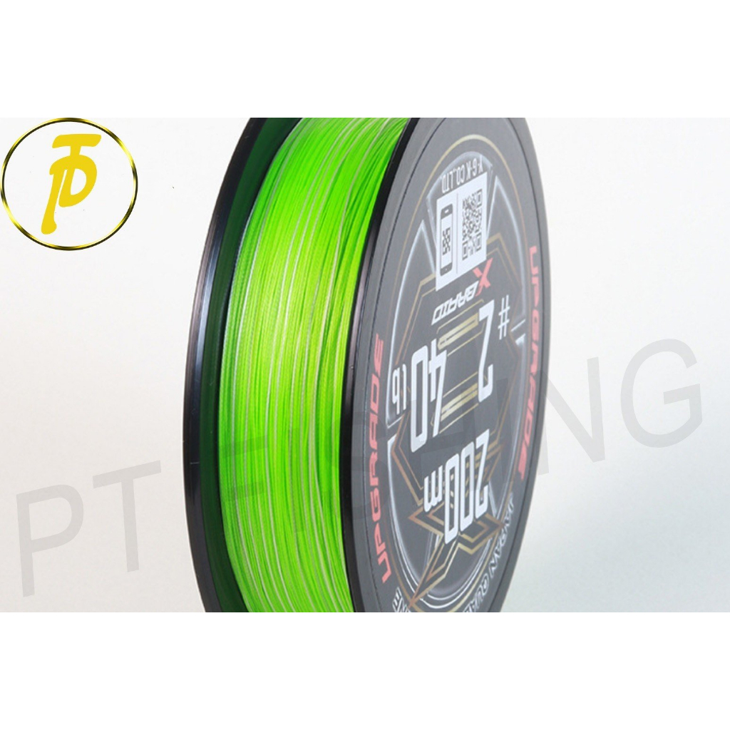 Dây trục chính YGK PE chuyên lure X8 màu xanh trắng