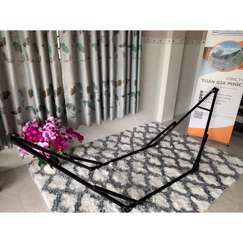 khung võng xếp thép ( chưa lưới)
