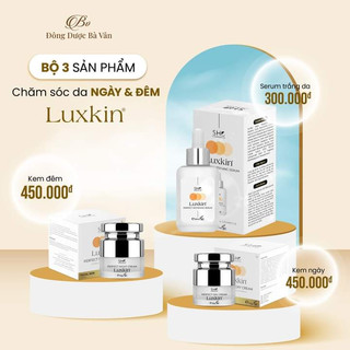 Bộ 3 sản phẩm chăm sóc da ngày & đêm luxkin